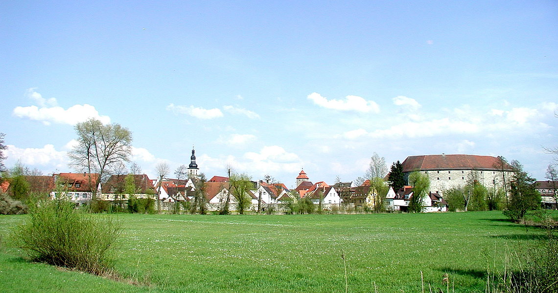 Stadtansicht von Höchstadt an der Aisch